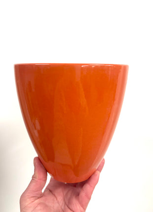 Deep orange pot
