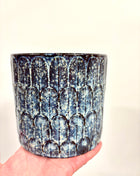 Dark blue pot
