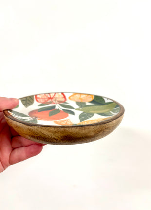 Citrus plate white