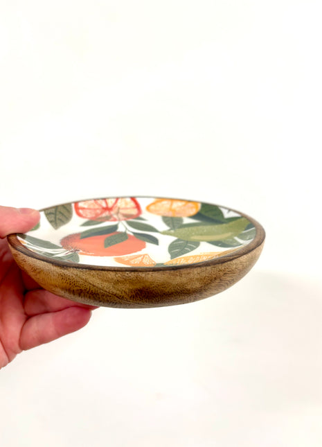 Citrus plate white