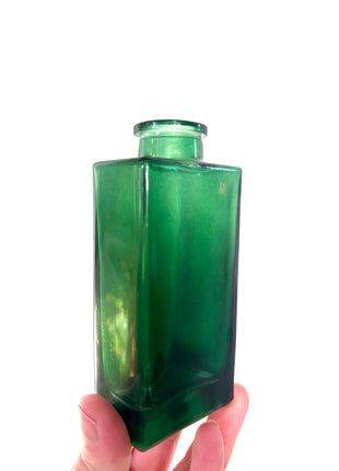 Rectangle vase Green/Brown