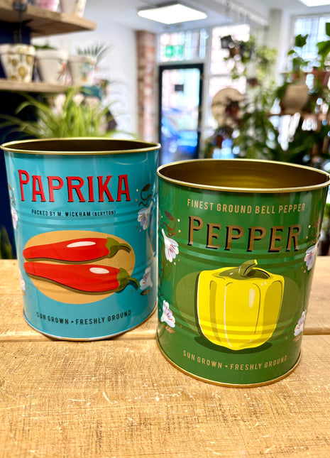Paprika/Pepper tins
