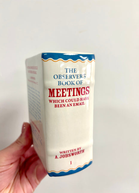 Meetings book vase / pen pot