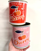 Storage tins Cherry set of 2