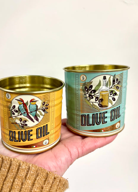 Storage tins Olive oil
