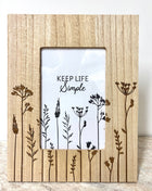 Wooden photo frame