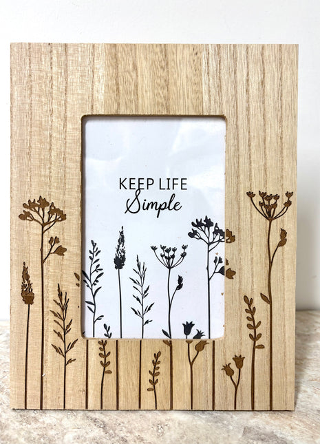 Wooden photo frame