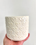 Heart plant pot