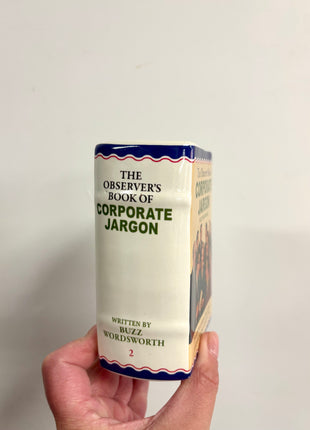 Corporate Jargon book vase/pen pot