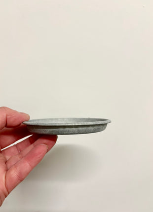 Zinc Saucer for 12cm pots