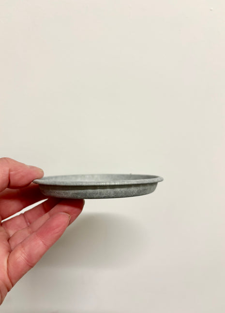 Zinc Saucer for 12cm pots