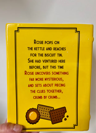 Book vase biscuit tin