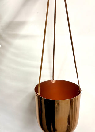 Copper hanging pot