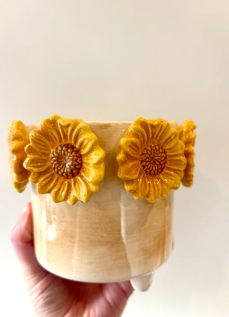 Sunflower pot 12cm