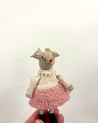 Pink felt mouse