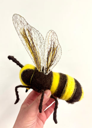 Bee felted finish