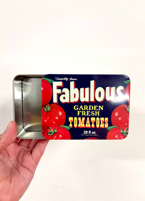 Fabulous tomatoes tin