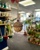 Smiley Pinecone hanger