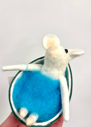 Mouse in a boat