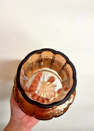 Glass transparent vase