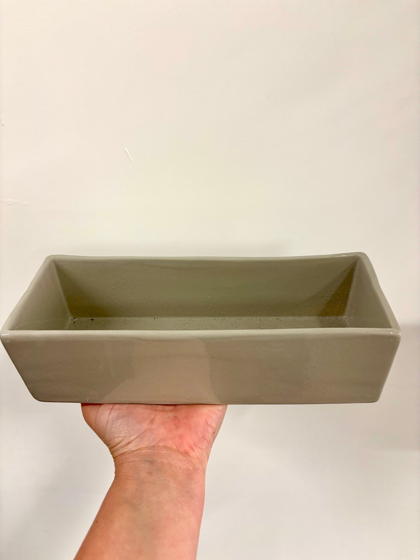 Grey long pot