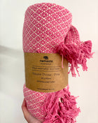 Pink throw