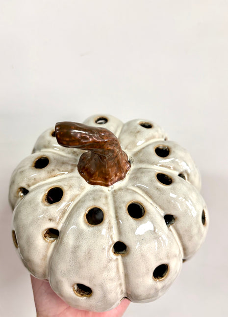 LED pumpkin white