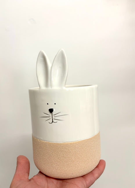 Ceramic rabbit pot