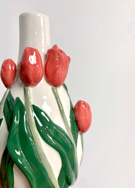 Tulip Red vase
