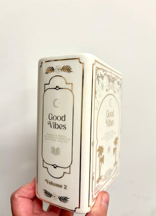 Book shaped vases