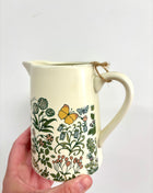 Jug with garden theme