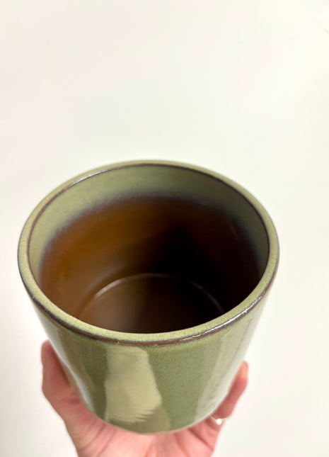 Olive green pot