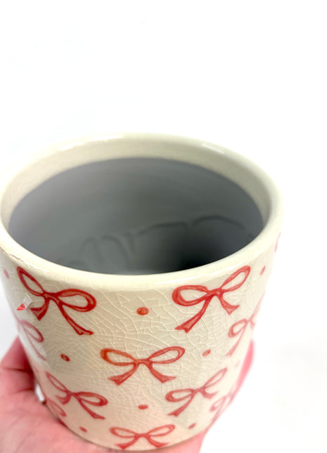 Bow plant pot small