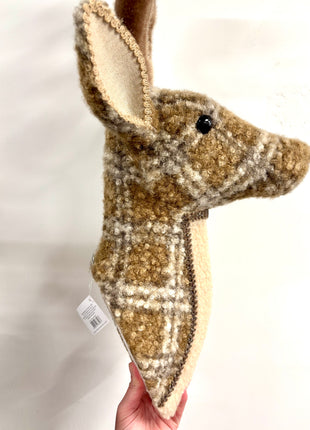 Gold checked Reindeer