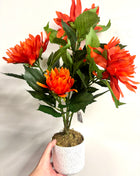 Faux Red Dahlia