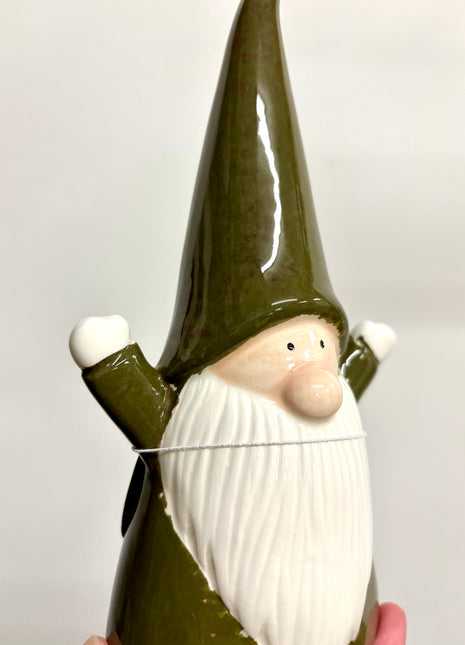 Green Santa figure