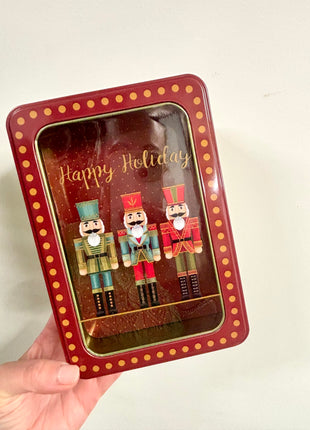 Nutcracker storage tin