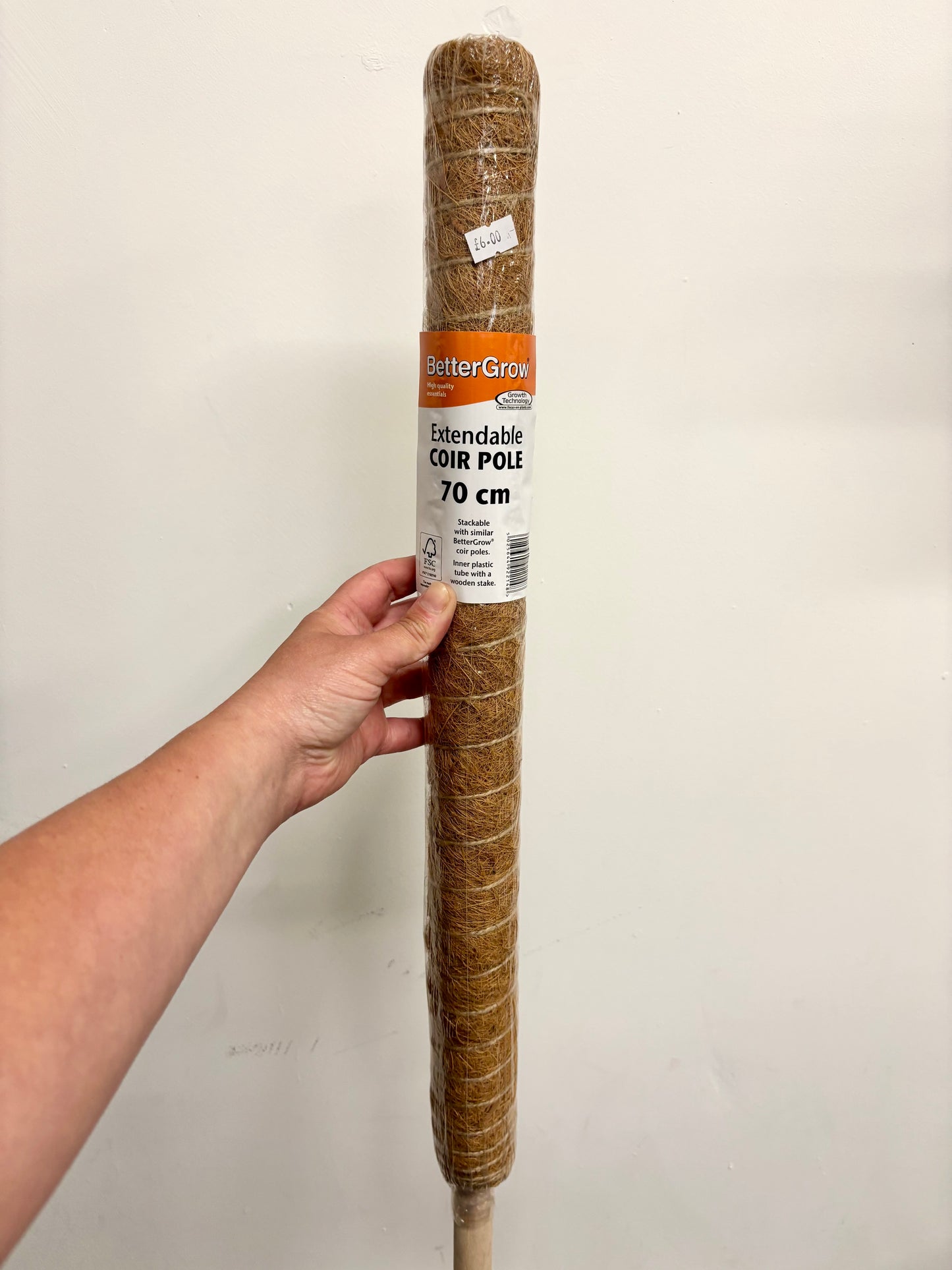 Coir Pole Extendable 70cm