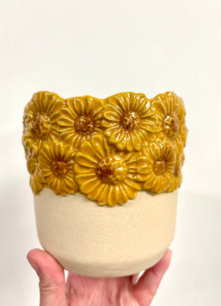 Sunflower pot