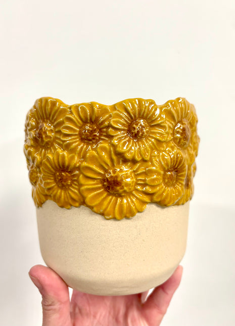 Sunflower pot
