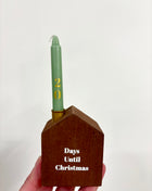 Advent calendar with 24 candles