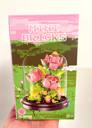 Mini bricks terrarium