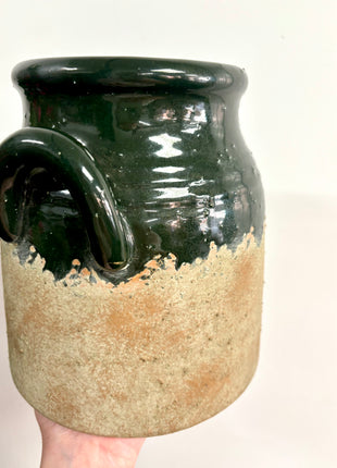 Two toned/two handled vase