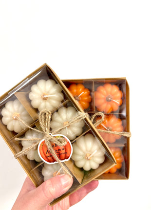 Pumpkin tea lights