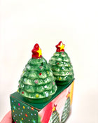 Christmas tree salt & pepper pots