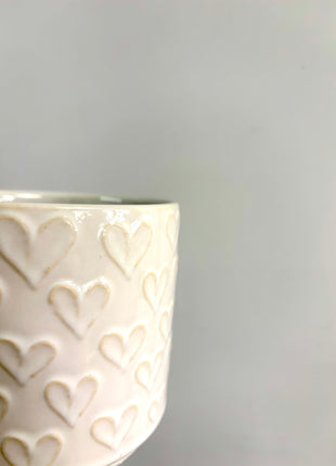 Heart plant pot