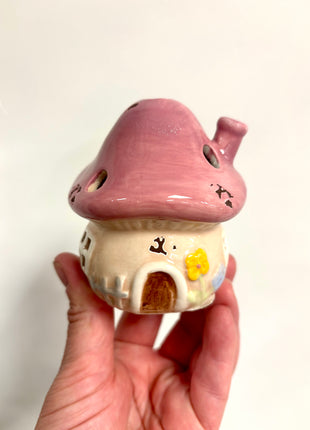 Mushroom house pink