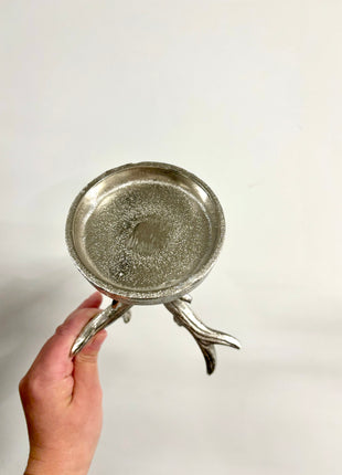 Aluminium candle holder
