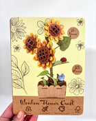 Woodcraft sunflower