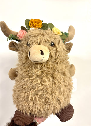 Highland cow doorstop headband